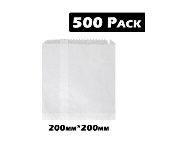 2W White Bags 500 Pack