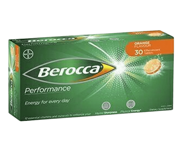 Berocca Energy Orange 30 Effervescent Tablets 12 pack