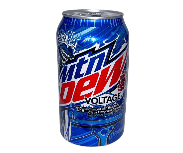 Mountain Dew Voltage Soda Can – 355ml, 12 Pack
