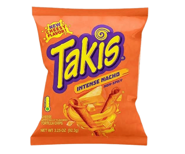 Barcel Takis Intense Nacho Cheese Chips 92g – 20 Pack Bulk