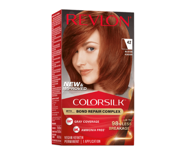 Revlon ColorSilk Hair Dye 42 Medium Auburn